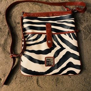 Dooney & Bourke Zebra Print Crossbody Purse